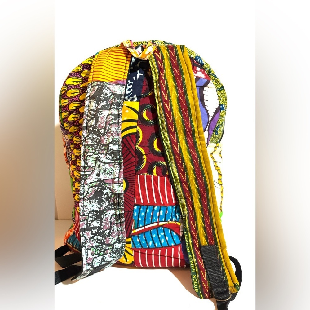 Colorful Patchwork Backpack - image 4